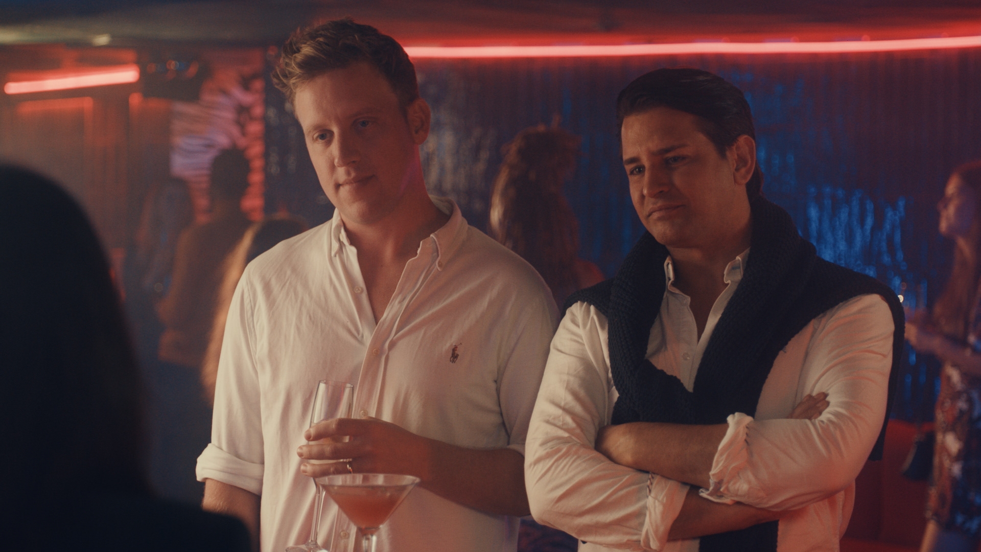 Ollie and Gareth Locke-Locke standing together in Made In Chelsea