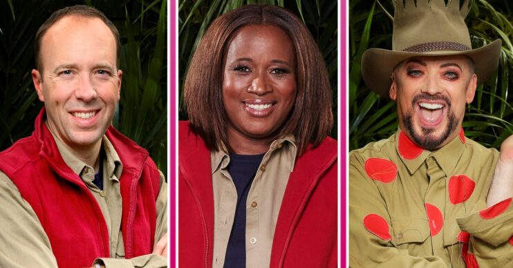 Matt Hancock, Charlene White and Boy George on I'm A Celebrity
