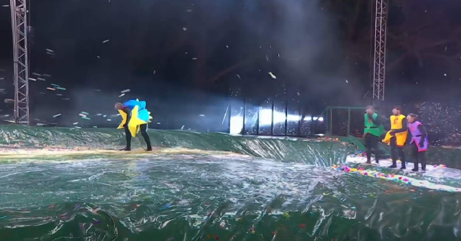 I'm A Celebrity Cyclone challenge