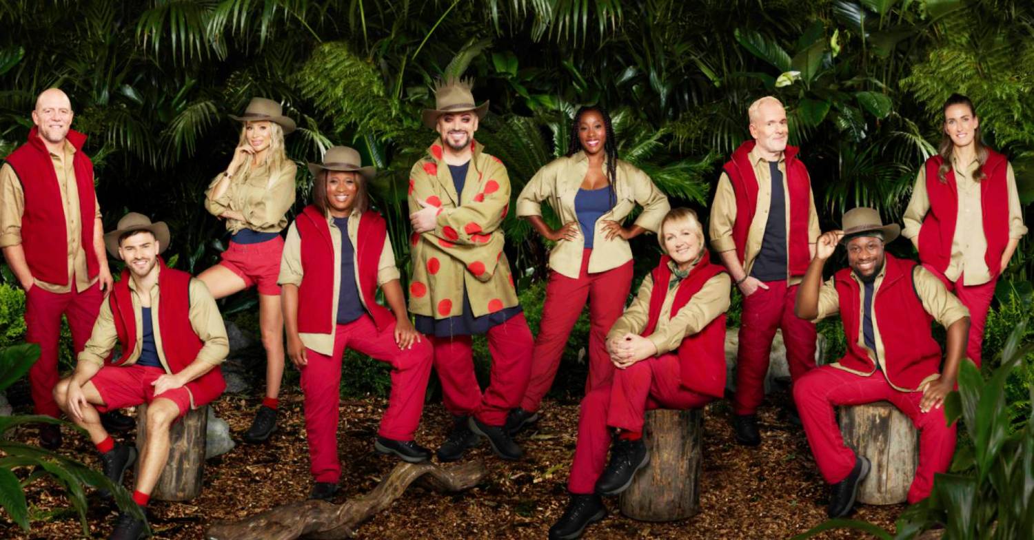 The cast of I'm A Celebrity 2022 pose