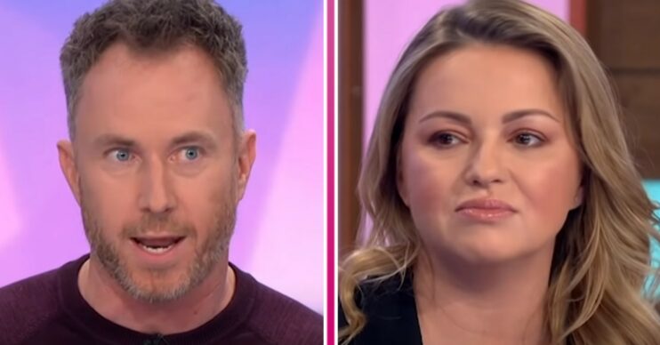James and Ola Jordan speaking on Loose Women