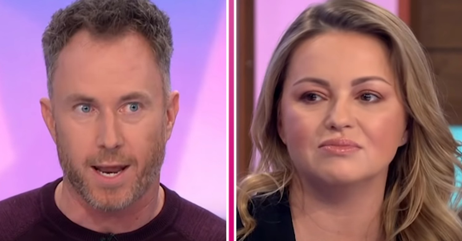 James and Ola Jordan speaking on Loose Women