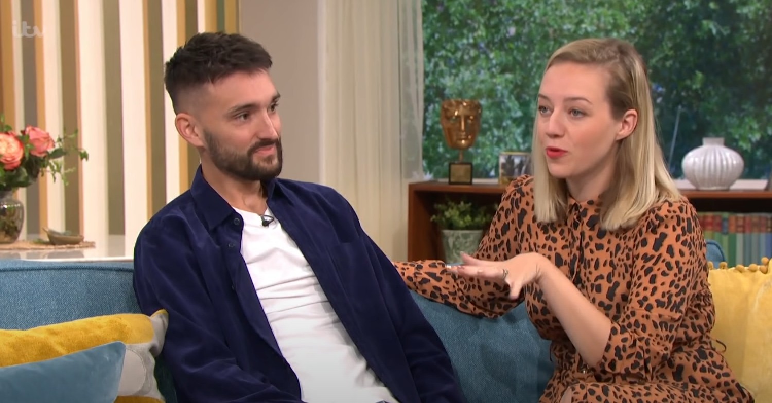 Tom Parker and Kelsey speaking on This Morning