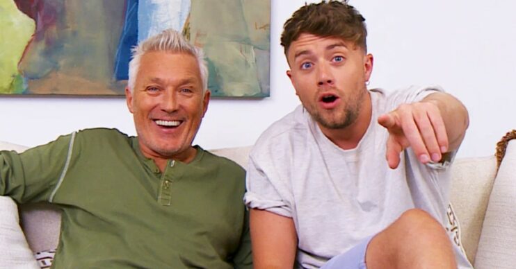 Martin Kemp and Roman Kemp on Gogglebox