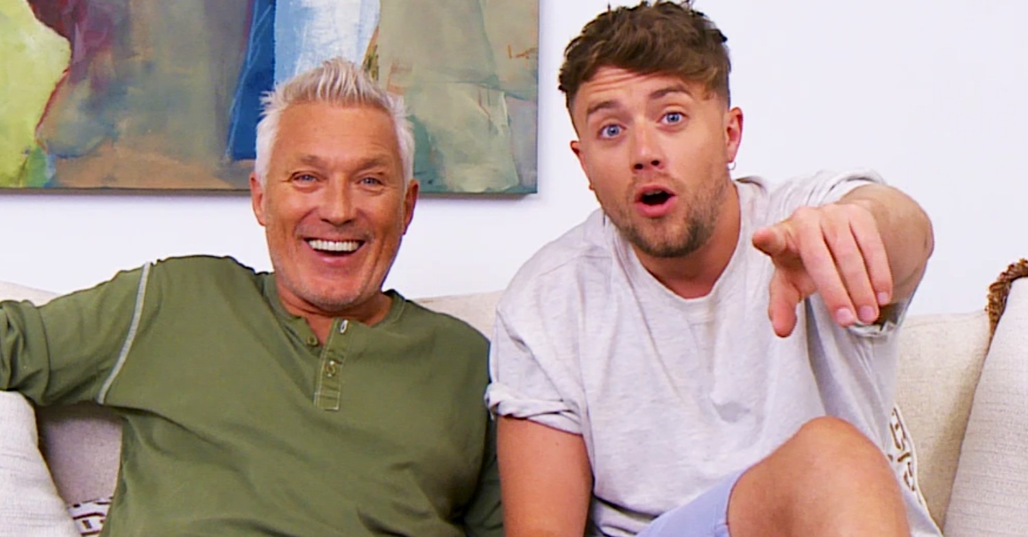 Martin Kemp and Roman Kemp on Gogglebox