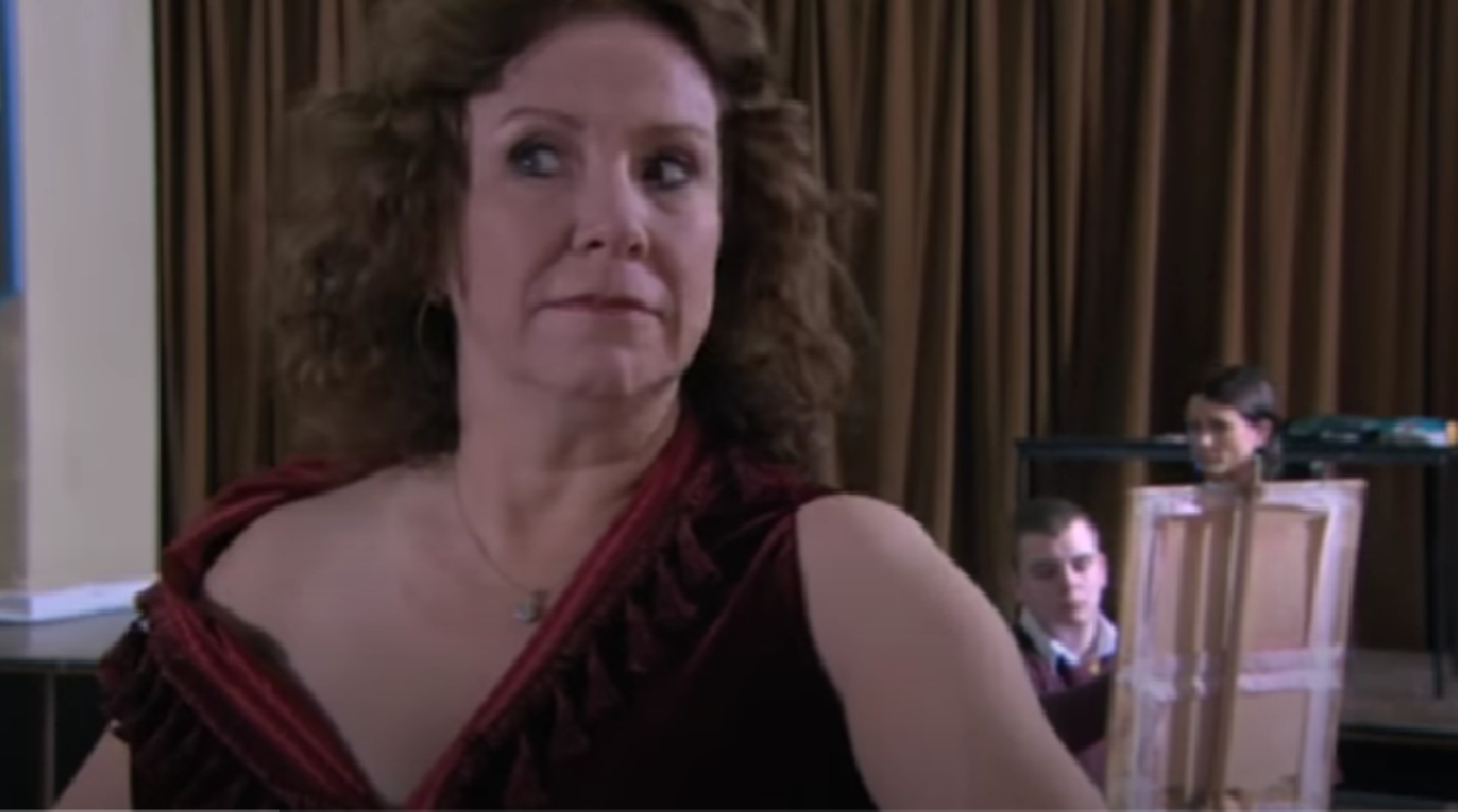Maggie posing on Waterloo Road