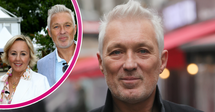 Martin Kemp looking to camera and with wife Shirlie