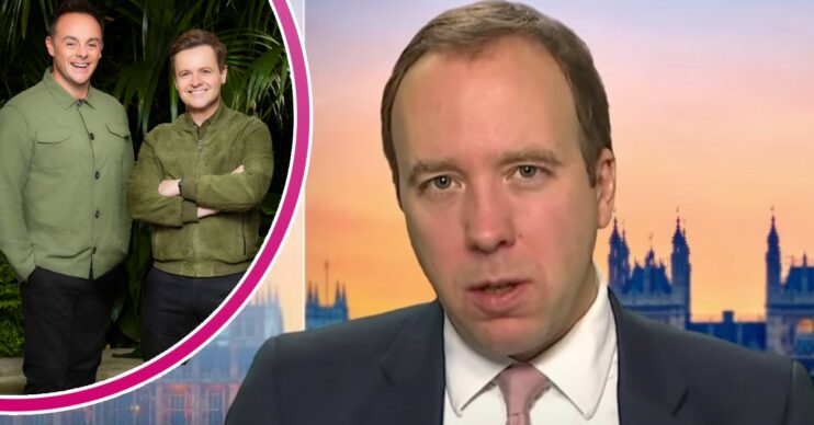 Ant and Dec smile, Matt Hancock looks bemused