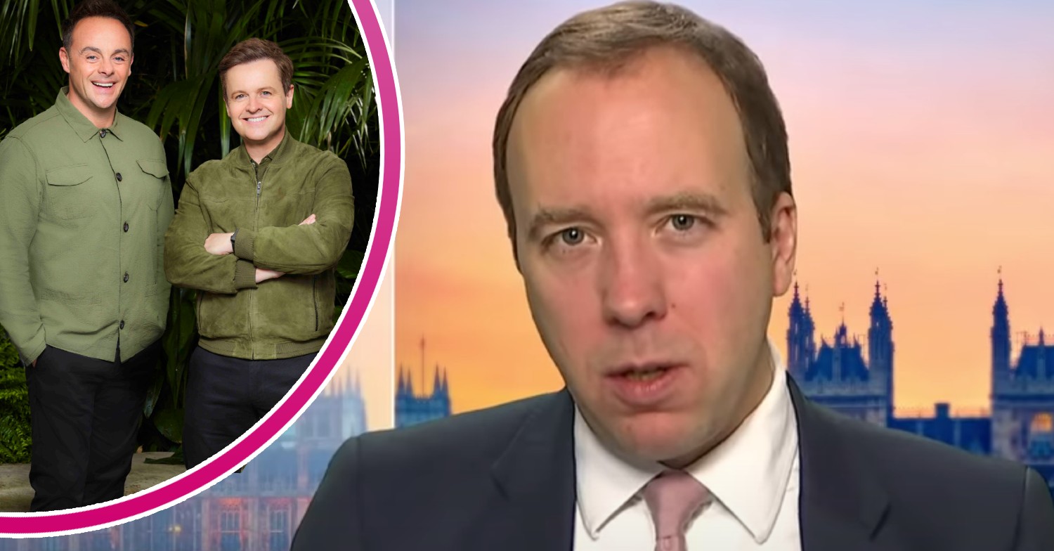 Ant and Dec smile, Matt Hancock looks bemused