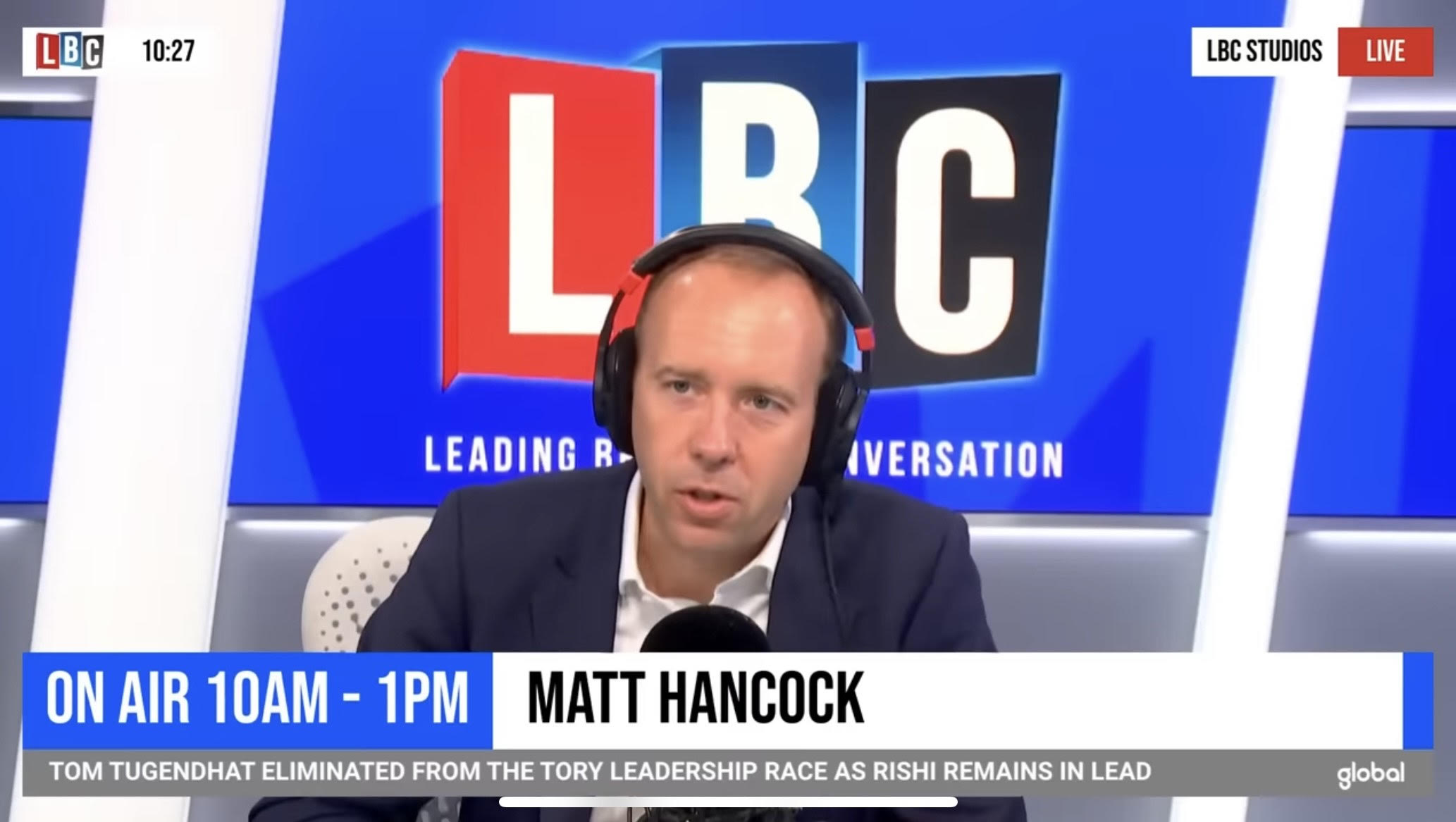 I'm A Celebrity Matt Hancock on LBC
