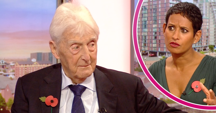 Michael Parkinson and Naga Munchetty on BBC Breakfast