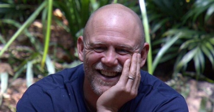 Mike Tindall smiling on I'm A Celebrity