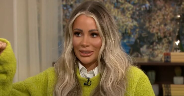 I'm A Celebrity star Olivia Attwood speaking on This Morning