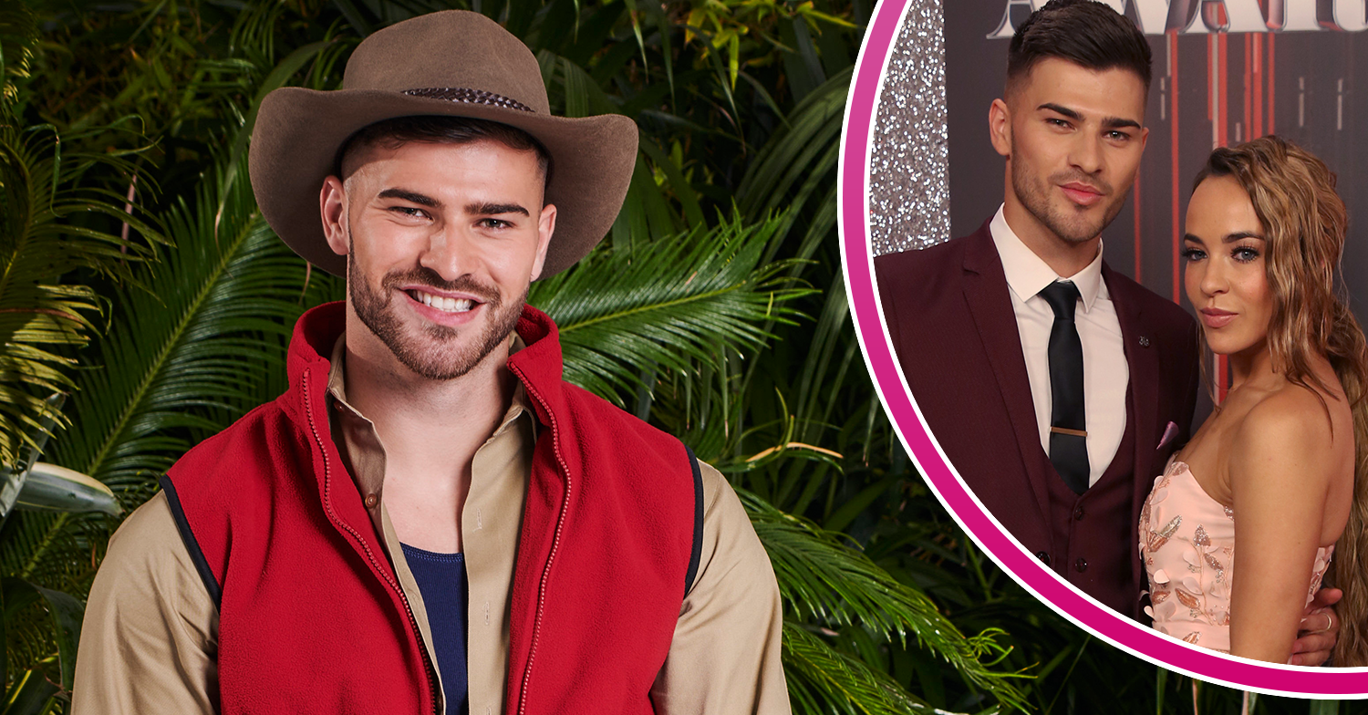 I'm A Celebrity star Owen Warner in his jungle gear and with Steph Davis