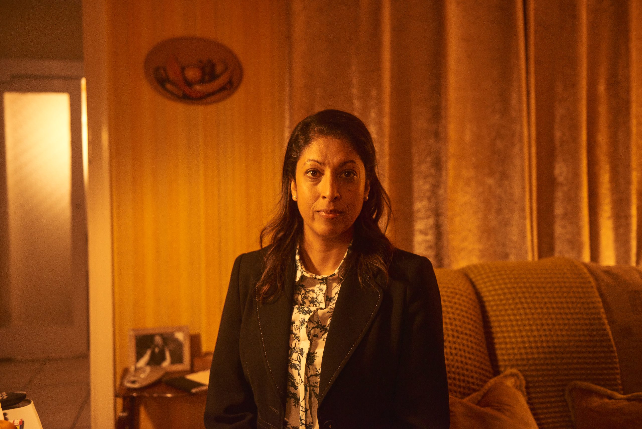 Priyanga Burford stars in the cast of Steeltown Murders (Credit: BBC One)