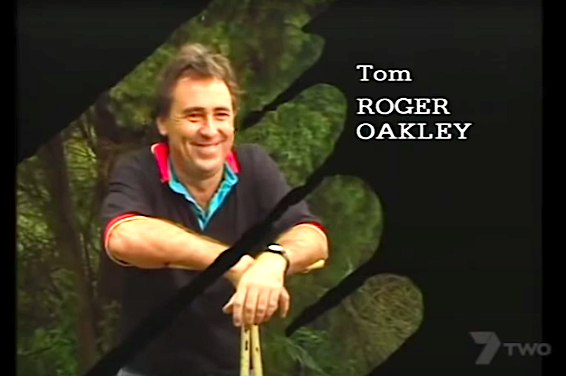Roger Oakley in the original Home and Away credits