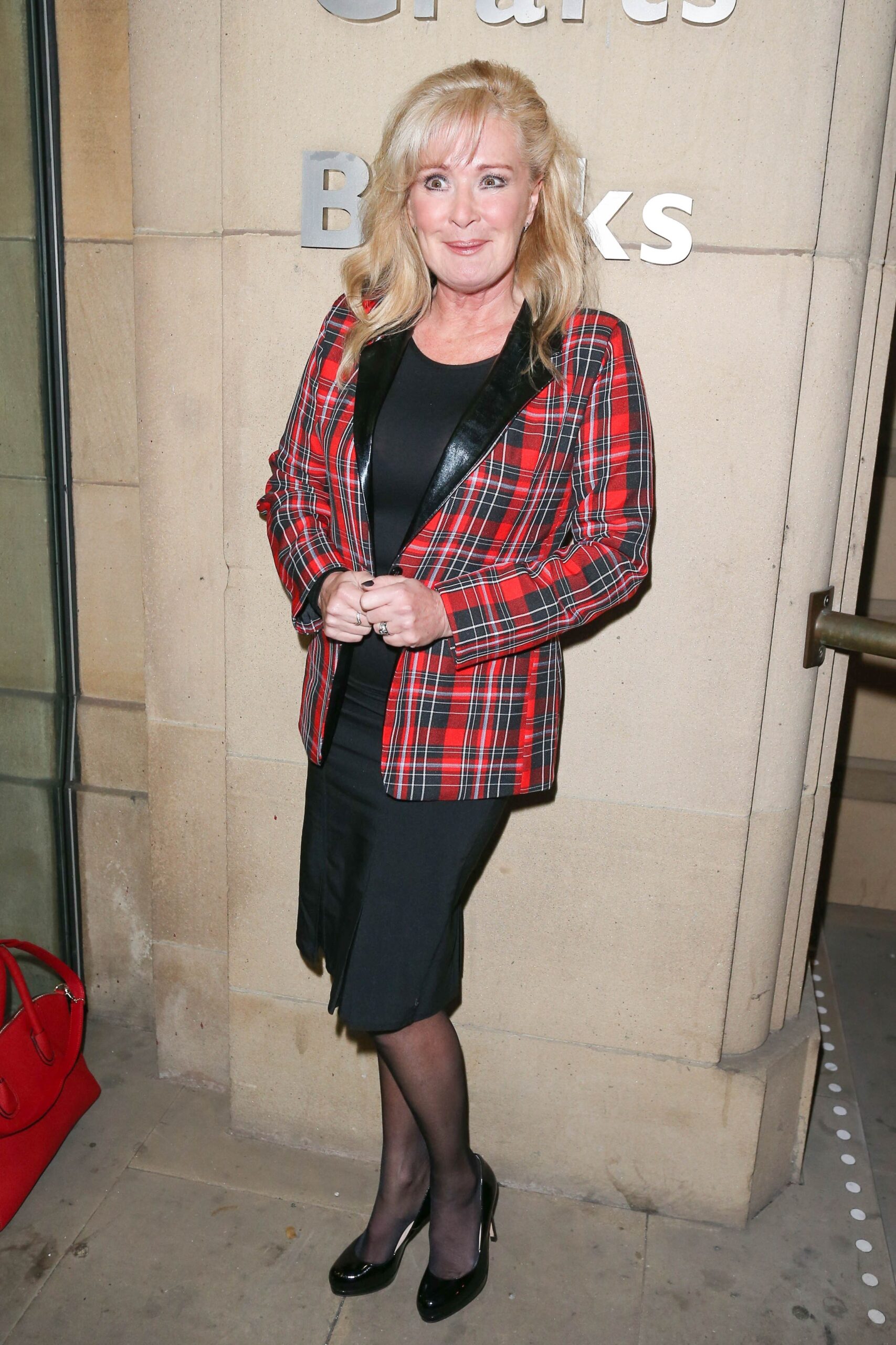 Beverley Callard smiling at an event