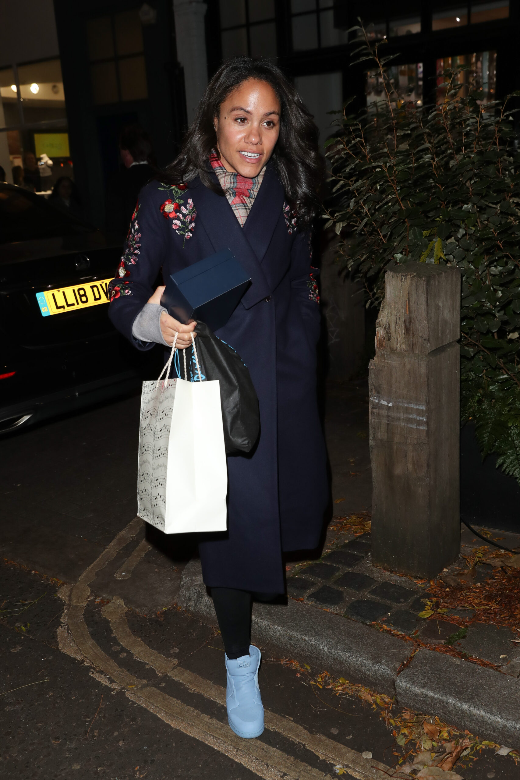BBC presenter Alex Scott smiling