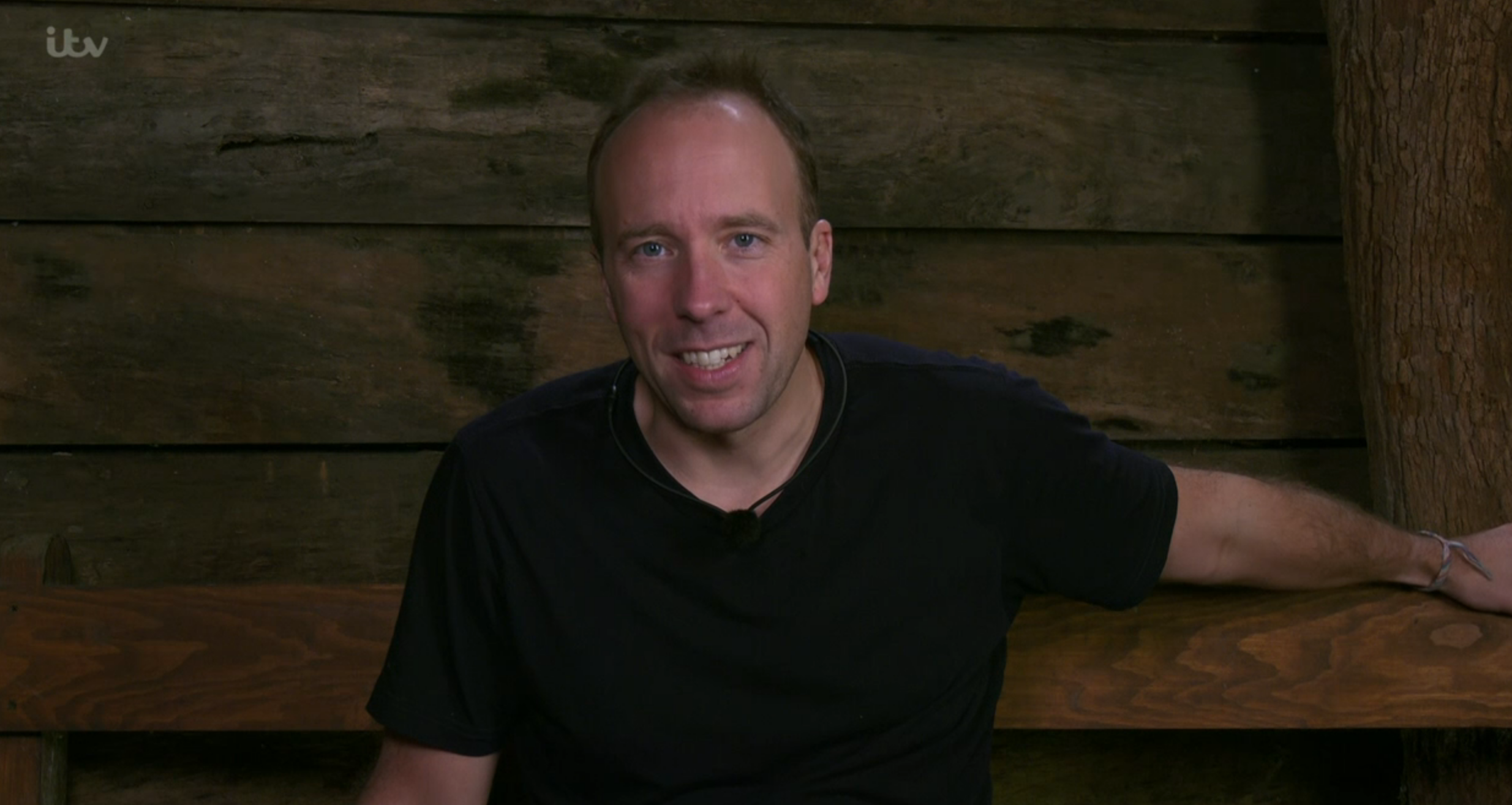 I'm A Celeb Matt Hancock smiling