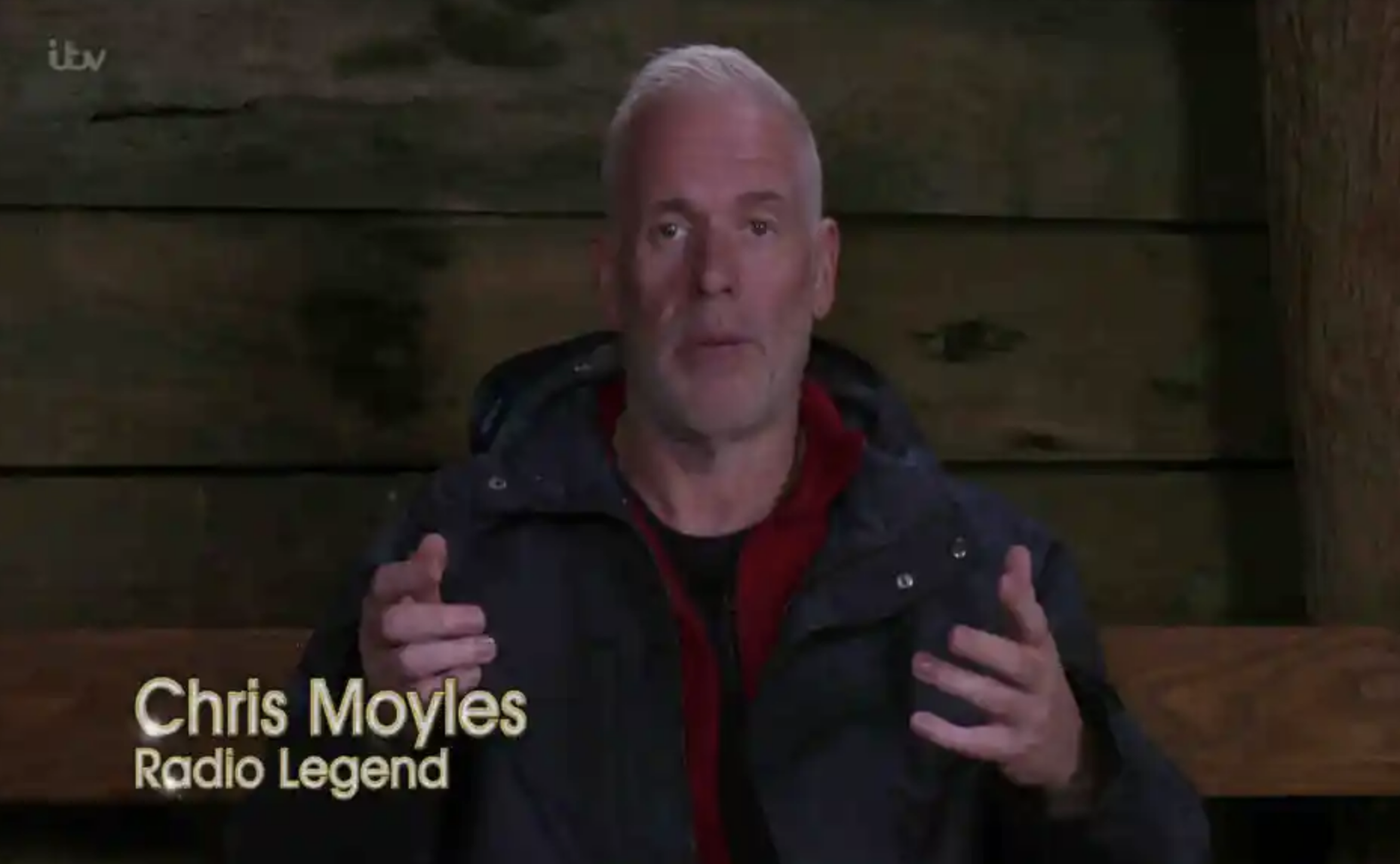 Chris Moyles in the bush telegraph
