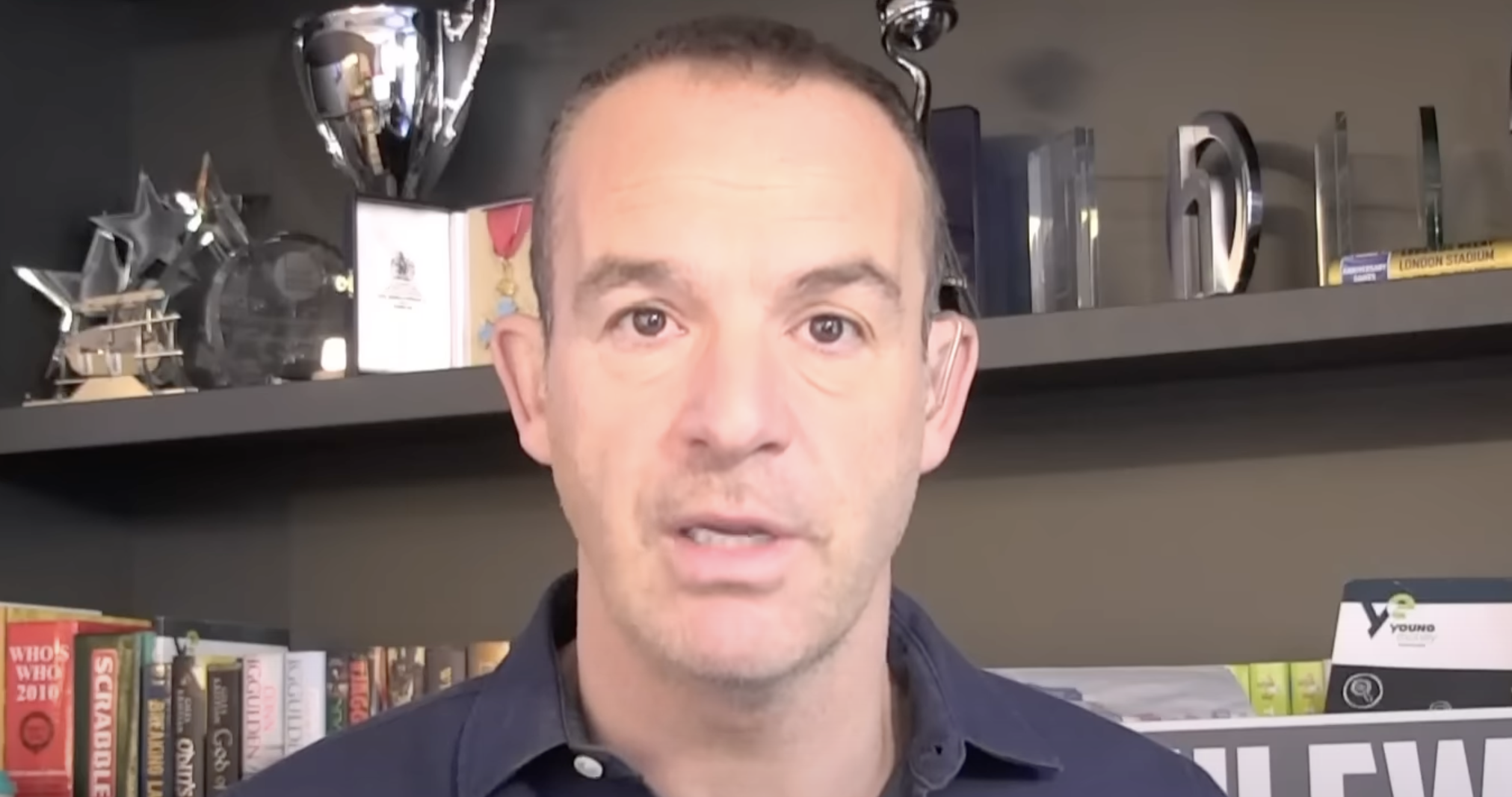 Martin Lewis in his office