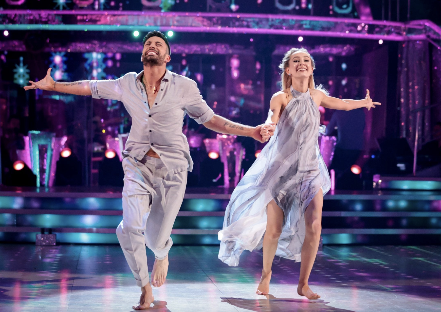 Rose and Giovanni dance on Strictly