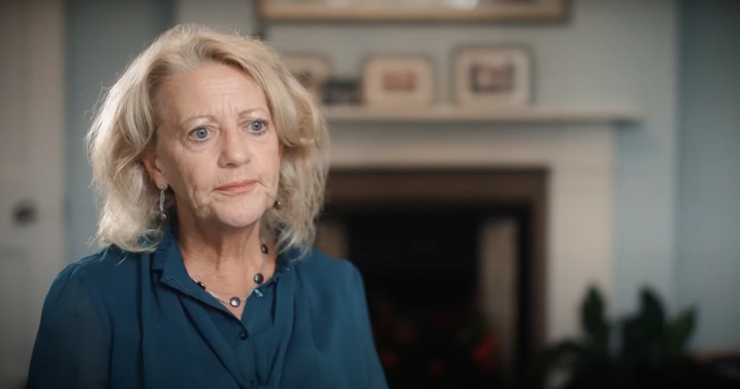 Bowel Gran Heather James speaking to camera