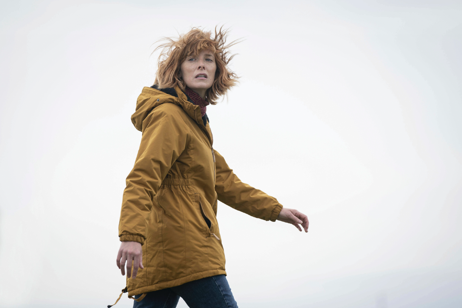 Shauna MacDonald walking in Shetland