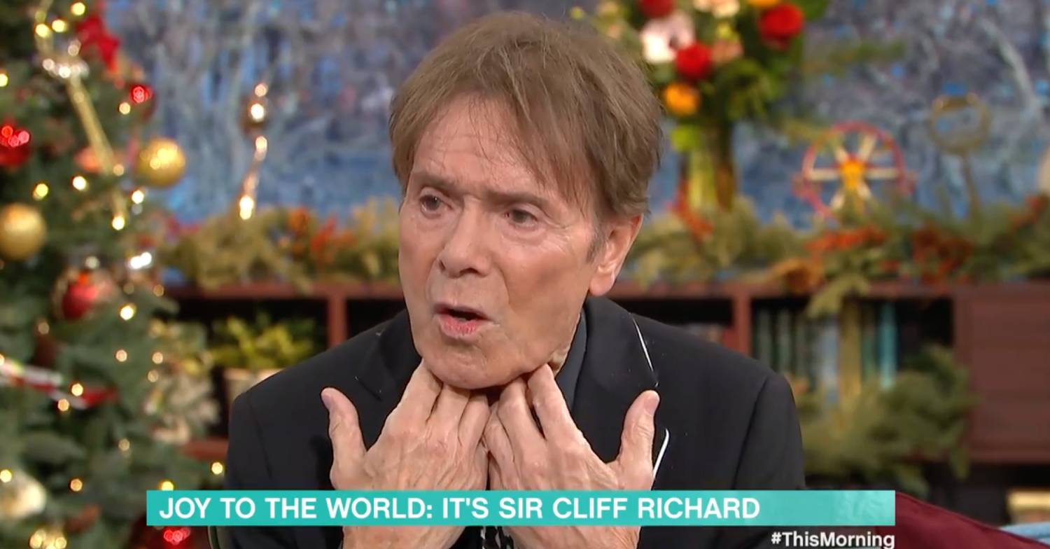 Sir Cliff Richard speaks about health fears on This Morning