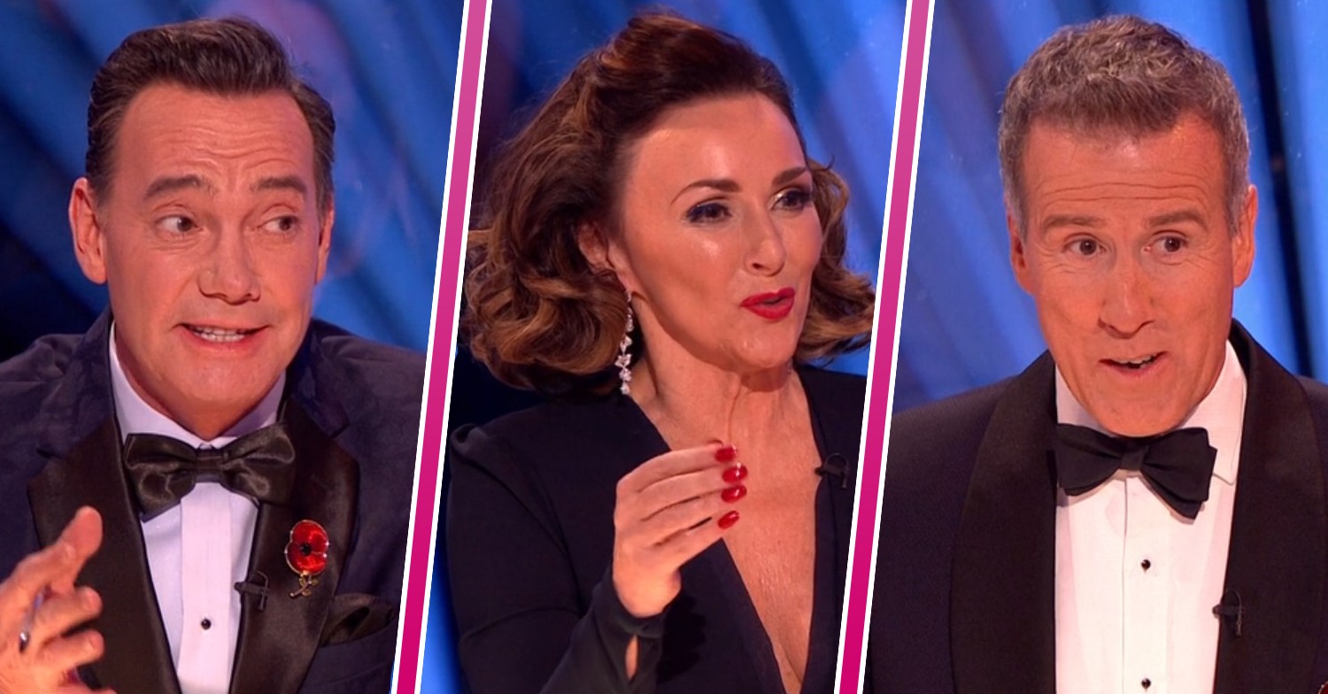 Strictly judges Craig, Shirley and Anton