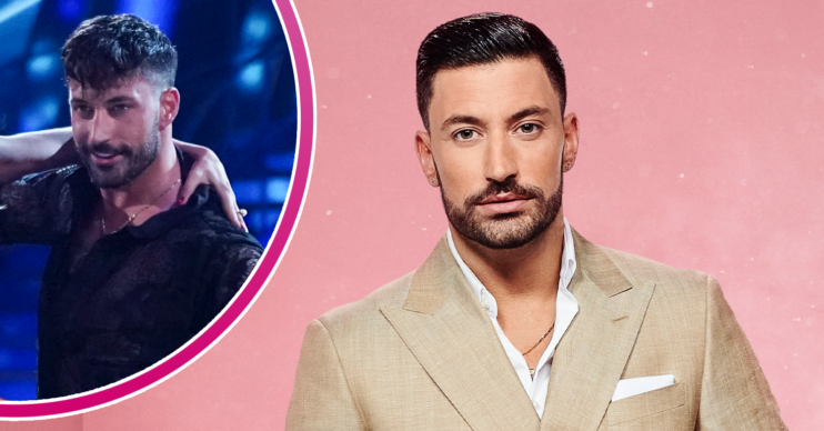 Giovanni Pernice in Strictly headshot and dancing