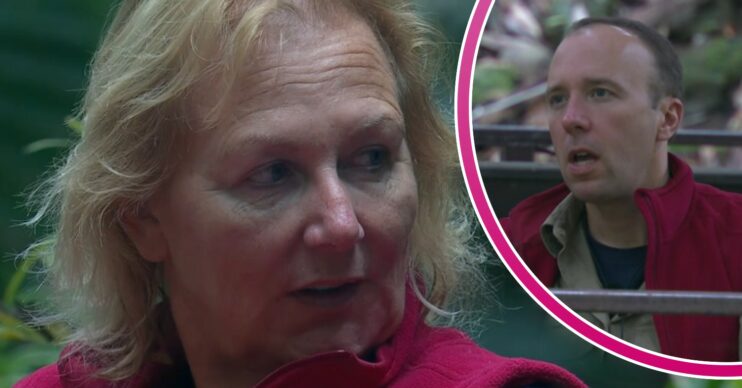 Sue Cleaver and Matt Hancock on I'm A Celeb