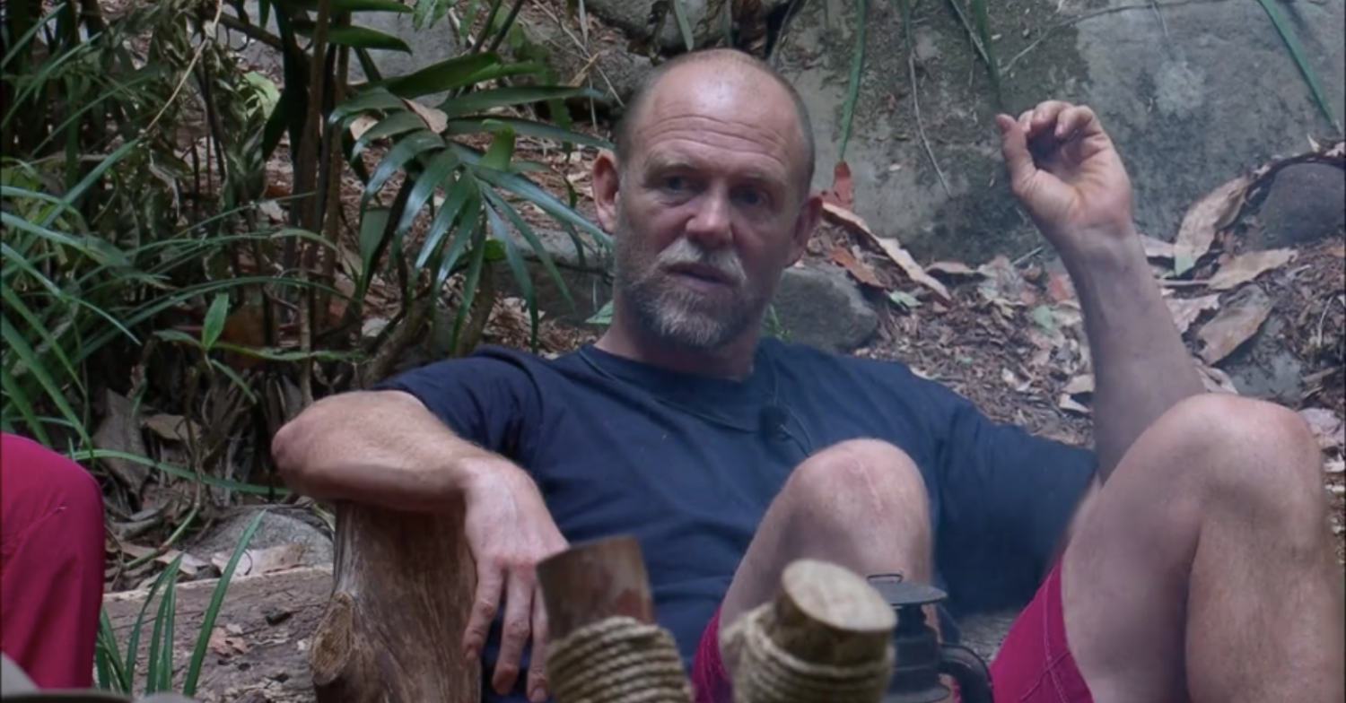 Mike Tindall relaxing in jungle