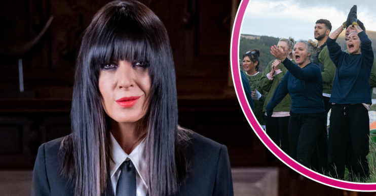 Claudia Winkleman on The Traitors
