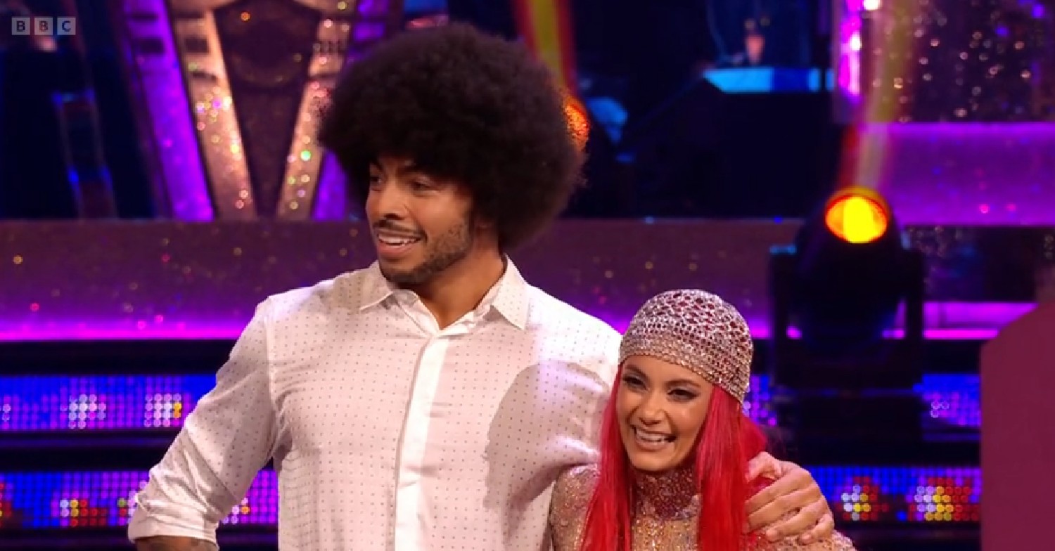Tyler West and Dianne Buswell on Strictly