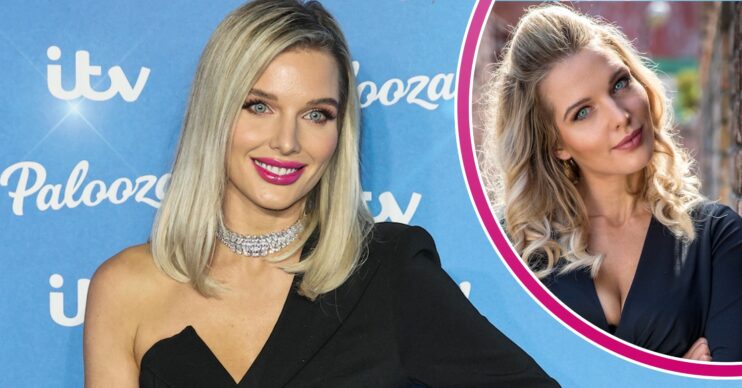 Helen Flanagan smiling with Rosie Webster looking smug in Corrie