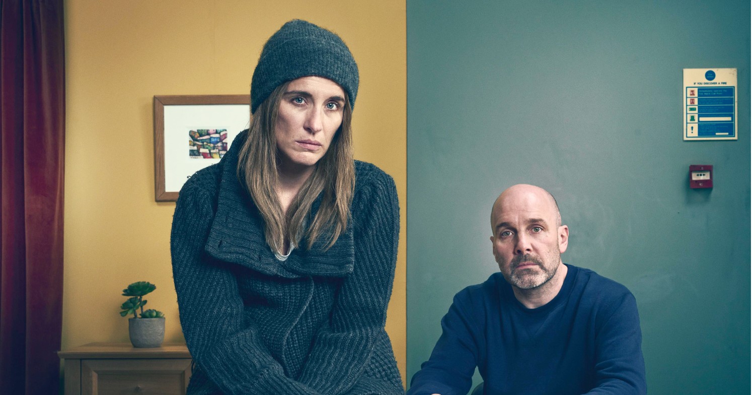 Vicky McClure and Johnny Harris in character in Without Sin