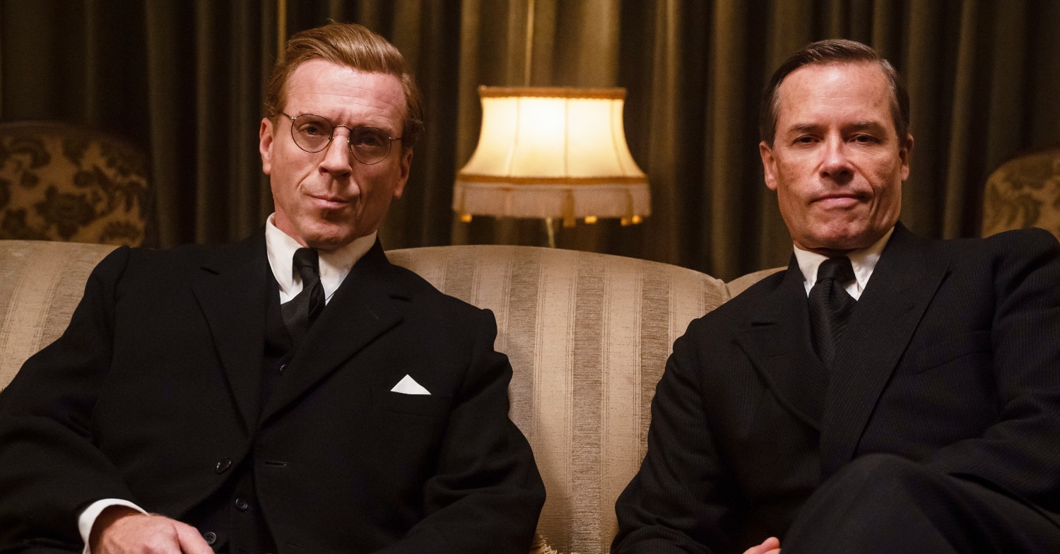 Damian Lewis and Guy Pearce in character in A Spy Among Friends