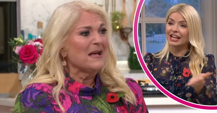 Vanessa Feltz and Holly Willoughby clashing on This Morning