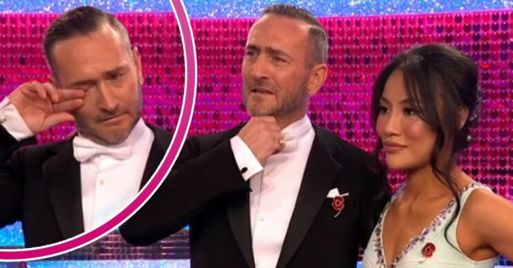 Will Mellor crying and Nancy Xu on Strictly
