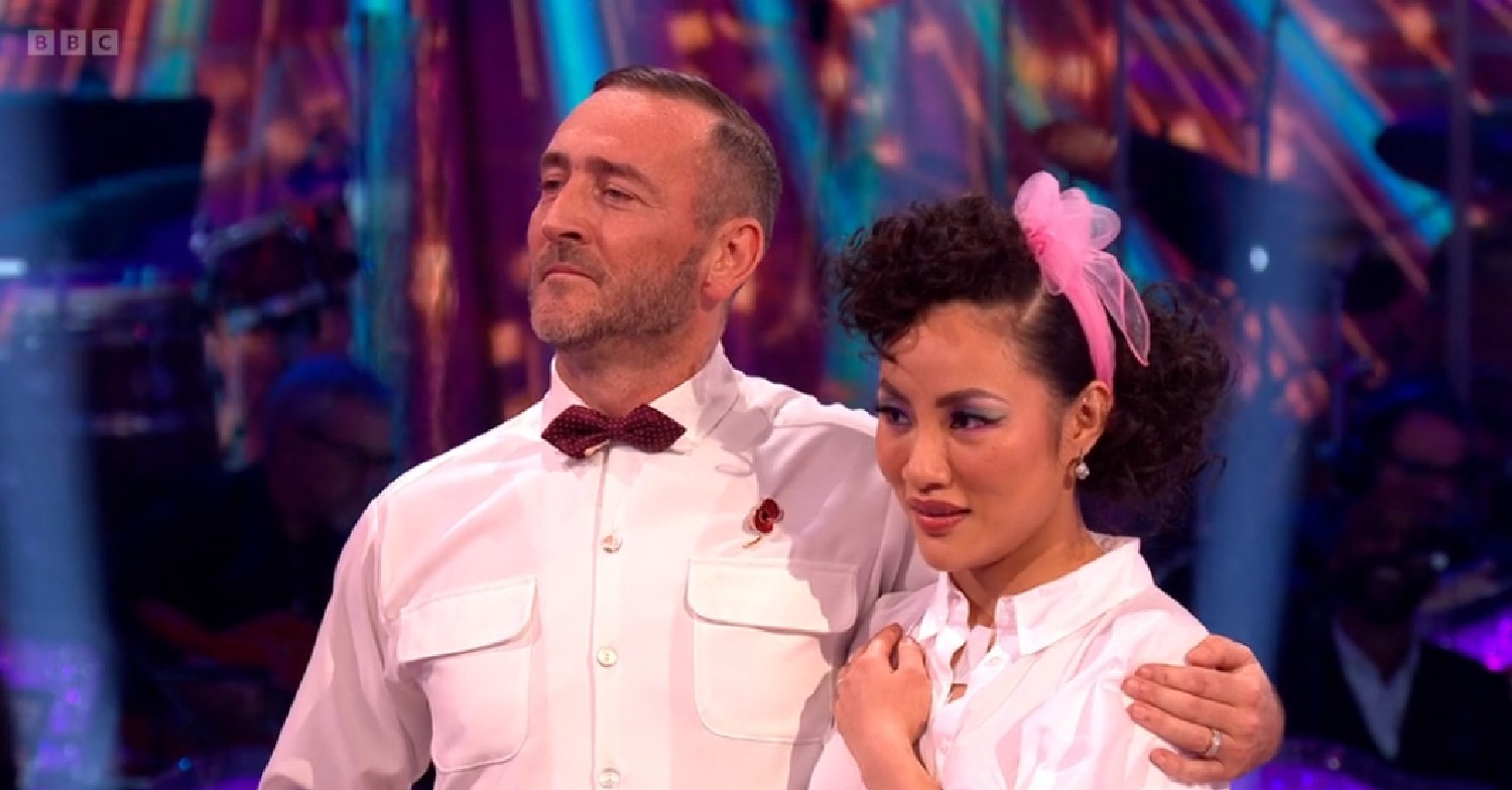 Will Mellor embracing Nancy Xu on Strictly