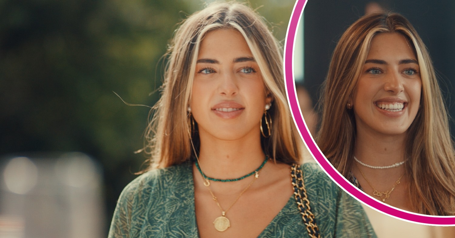 Yasmine Zweegers smiling in Made In Chelsea
