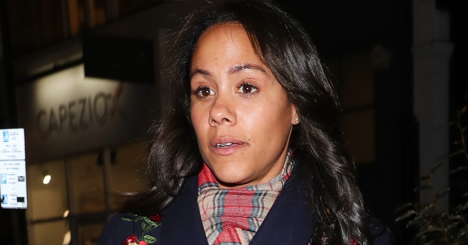 BBC presenter Alex Scott wearing a coat