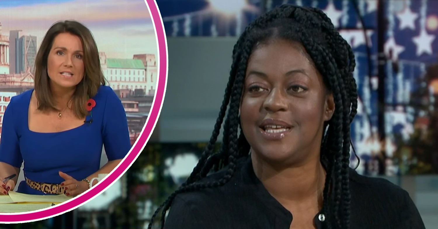 Ava Vidal, Susanna Reid on GMB today
