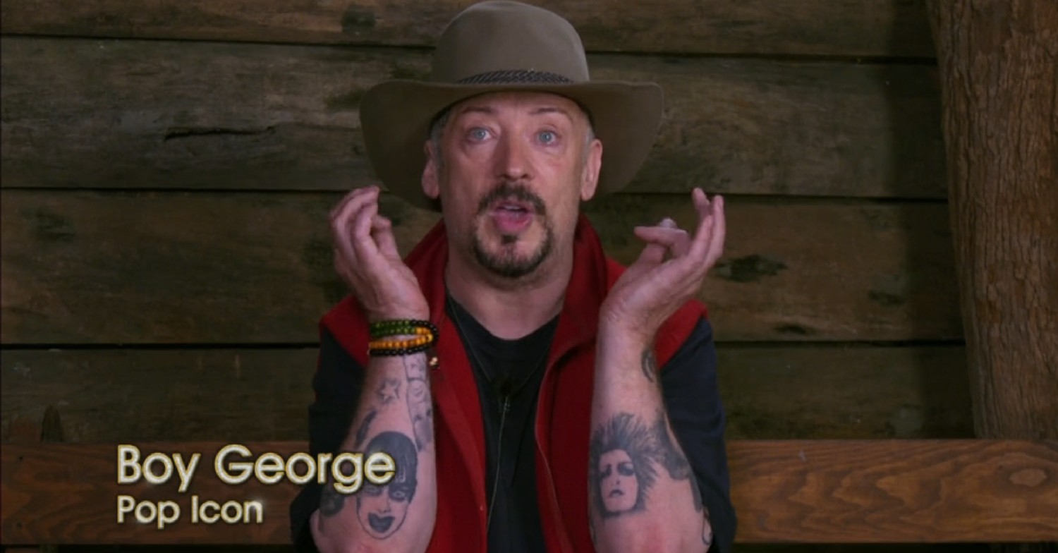 Boy George crying on I'm A Celebrity 