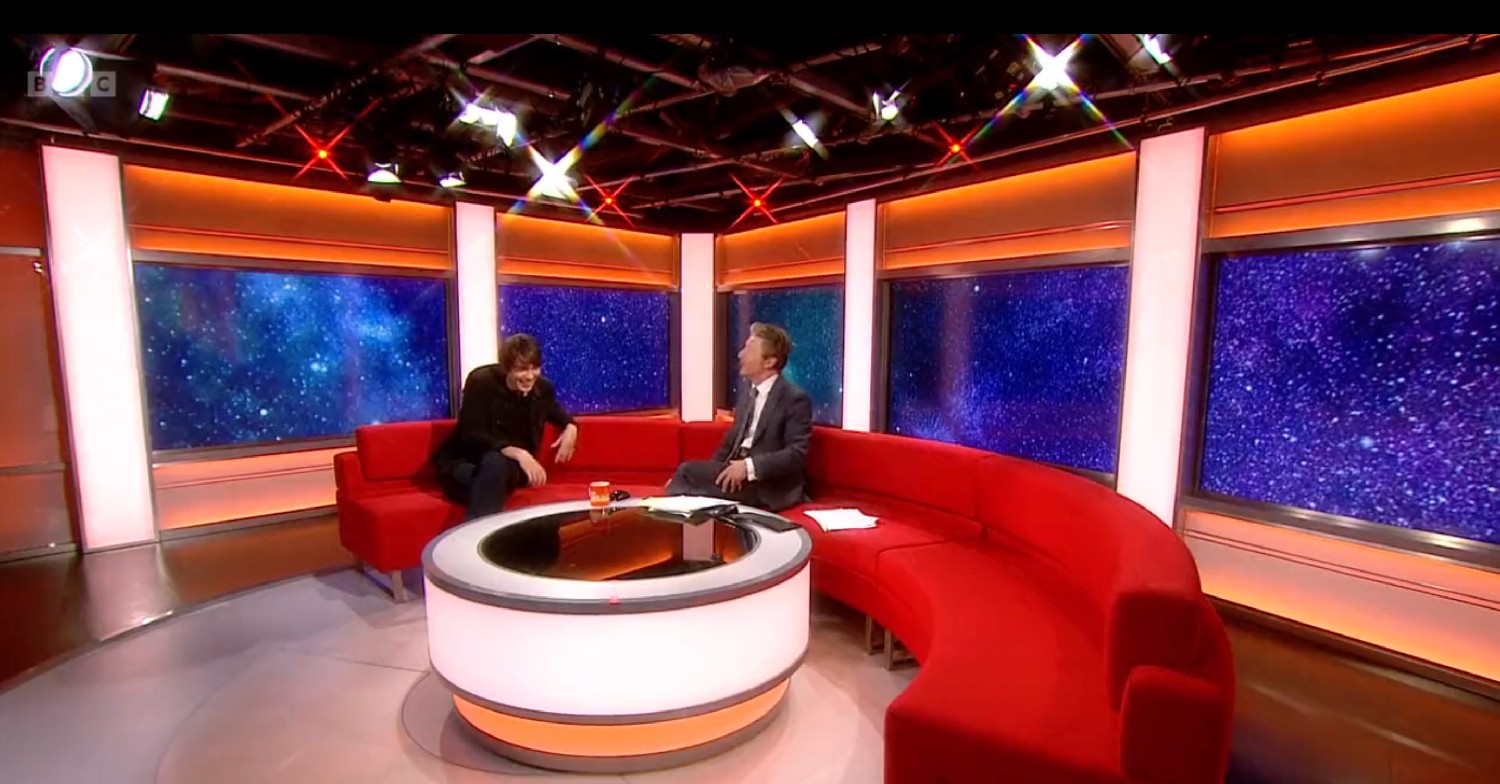 charlie stayt and Brian Cox on BBC Breakfast today 