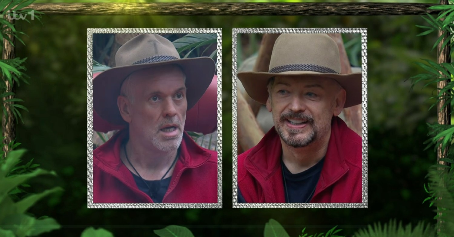 Chris Moyles, Boy George on I'm A Celebrity tonight