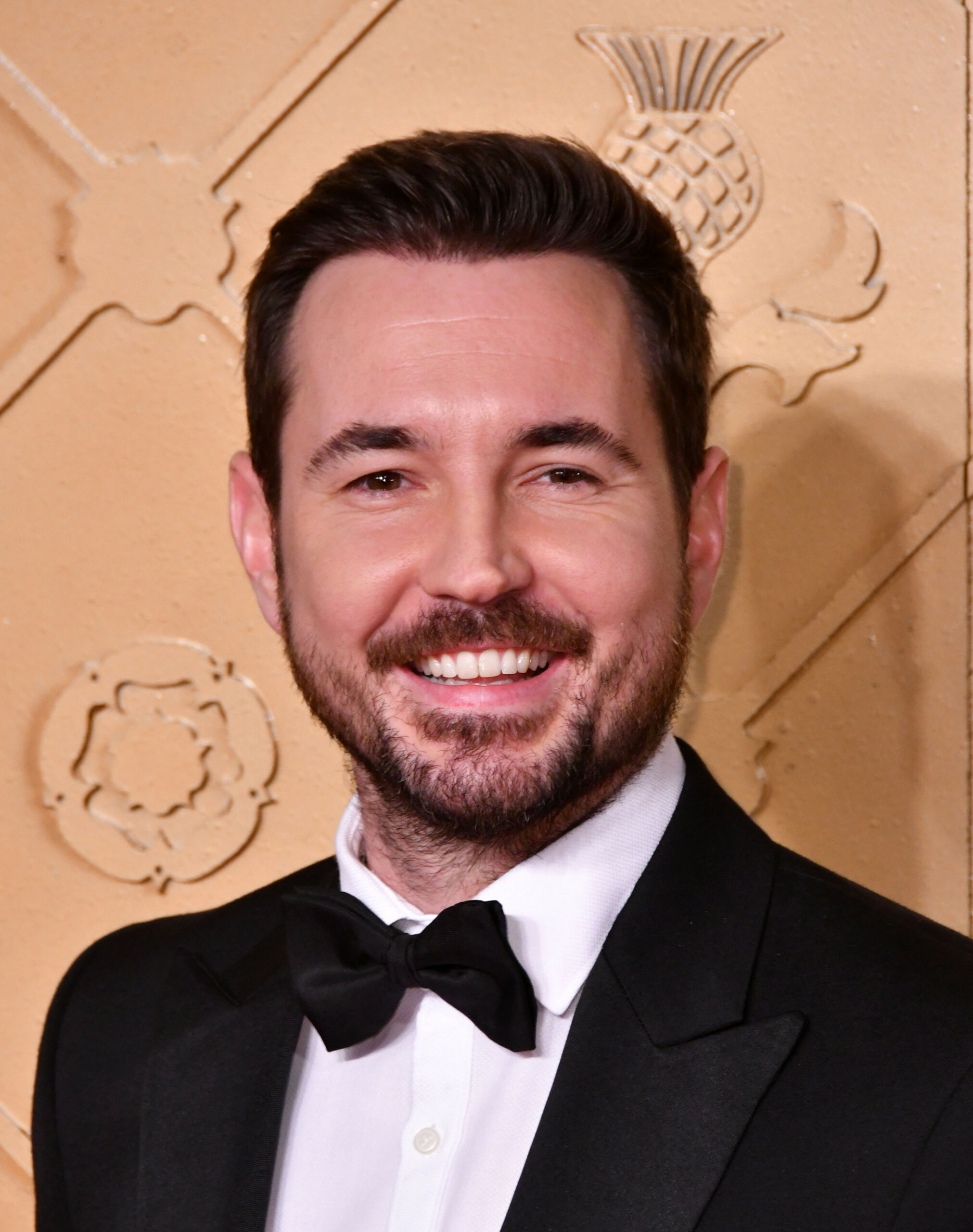 Mayflies star Martin Compston smiling