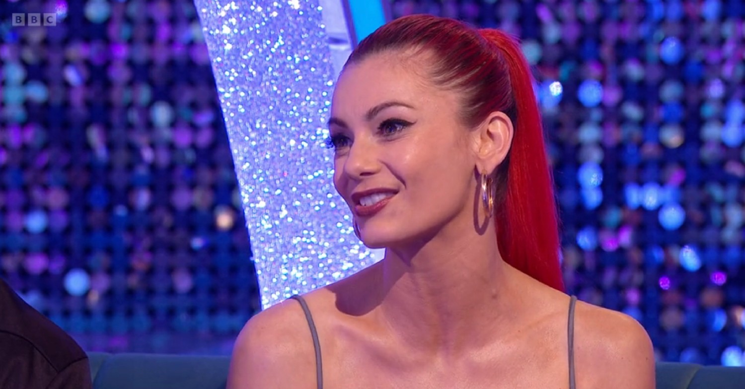 Dianne Buswell speaking on Strictly It Takes Two