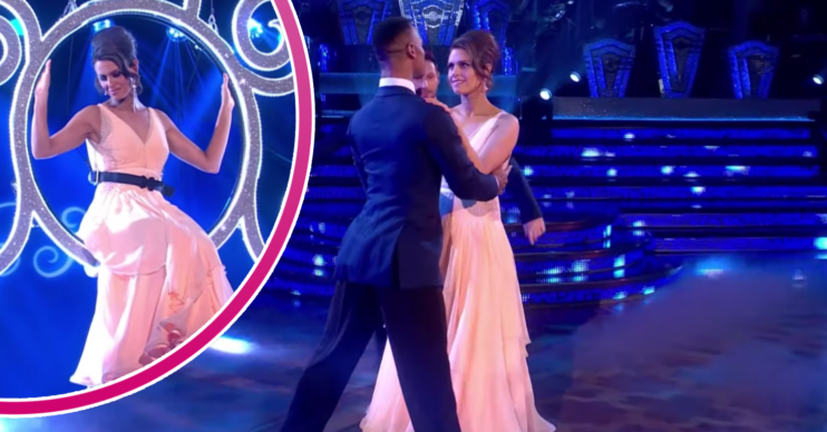 Ellie and Johannes dancing on Strictly